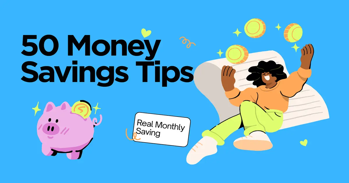 50 real Money hacks for monthly savings featured image 111