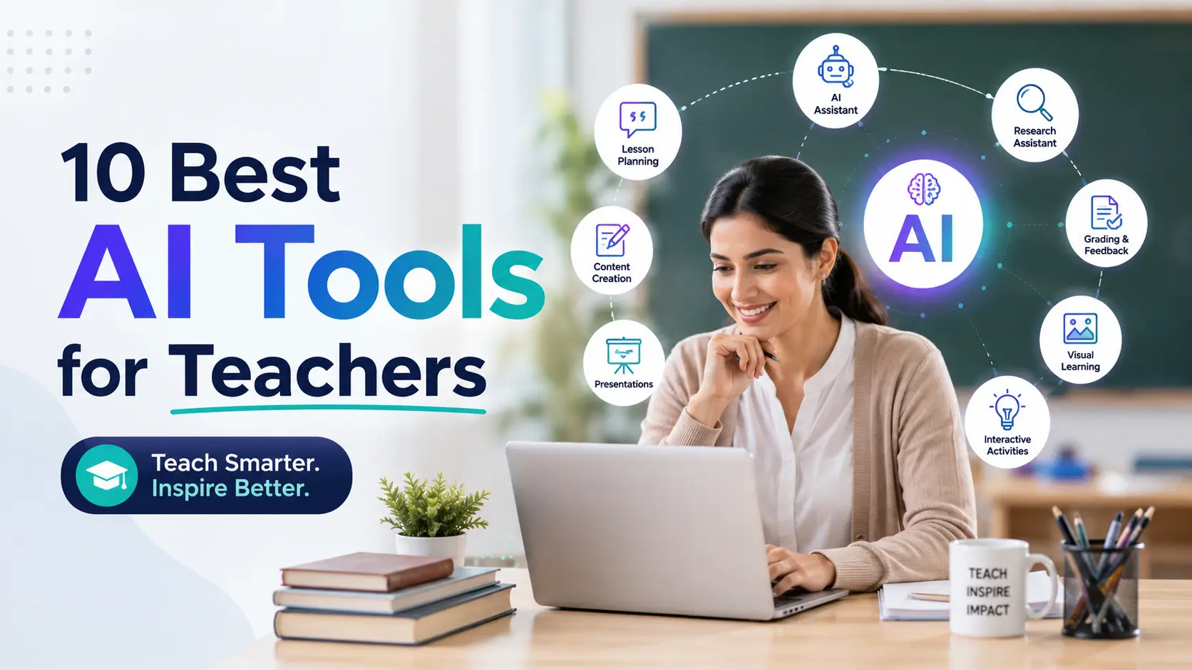 10 Best AI Tools for Teachers (Make Your Classroom Life Easier)