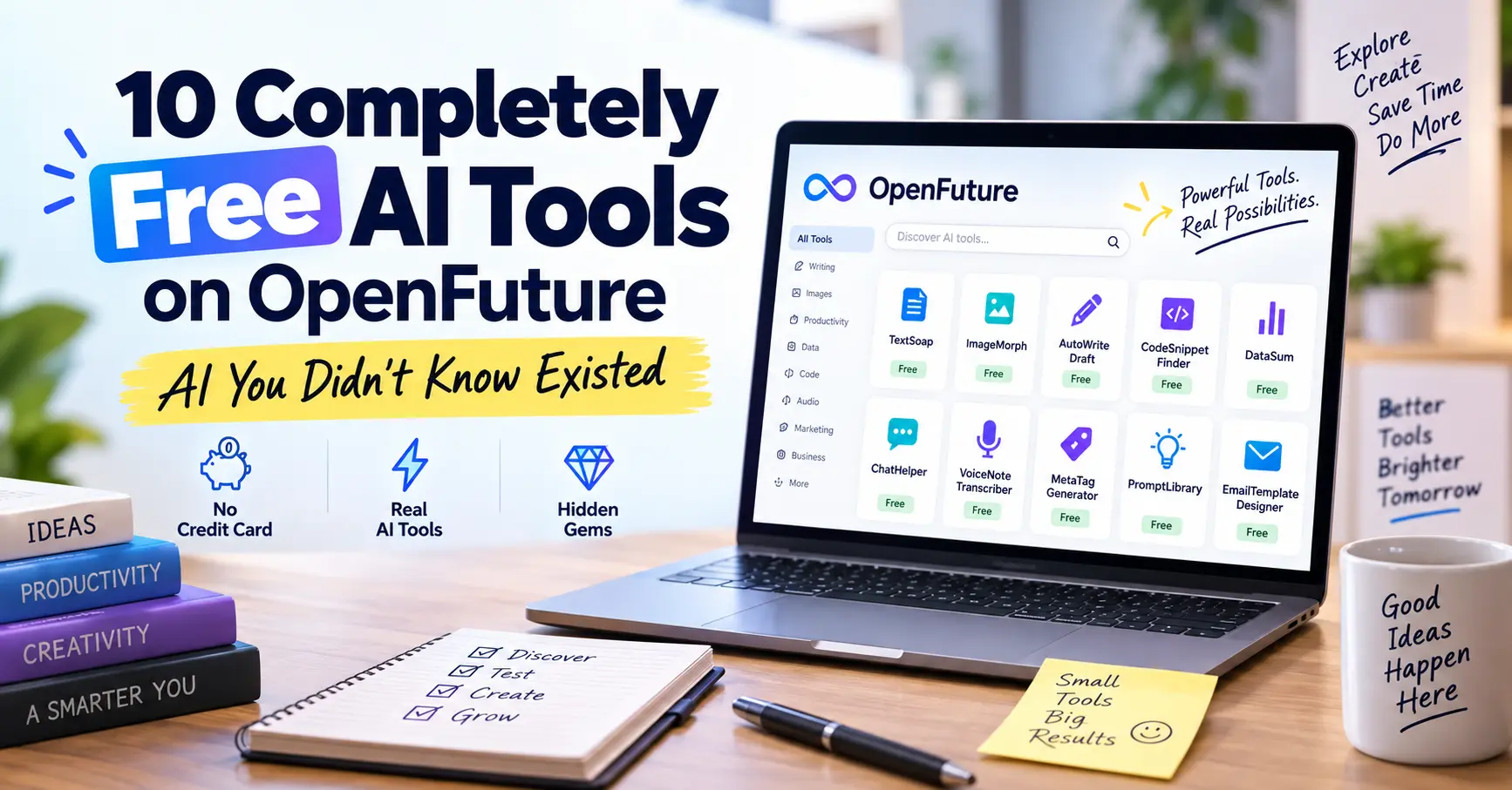 10 Completely Free (or Truly Freemium) AI Tools on OpenFuture AI You Didn’t Know Existed